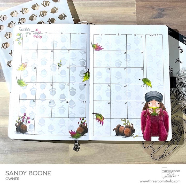 "Foliage" Clear Stamp Set