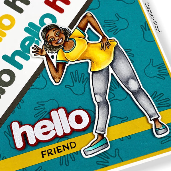 "Hello Friend" Die Set