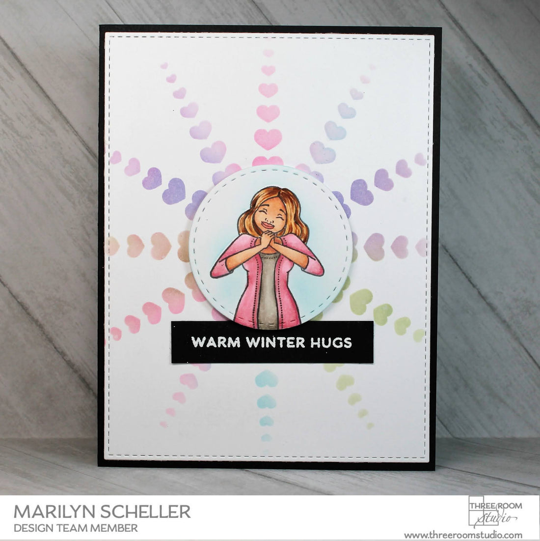 Feature Friday - "Heart Ray Full" Stencil