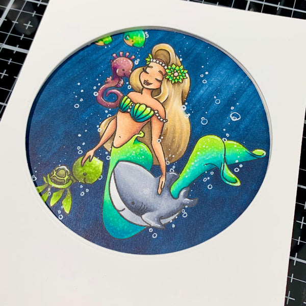 "Mermaid at Heart" Clear Stamp Set