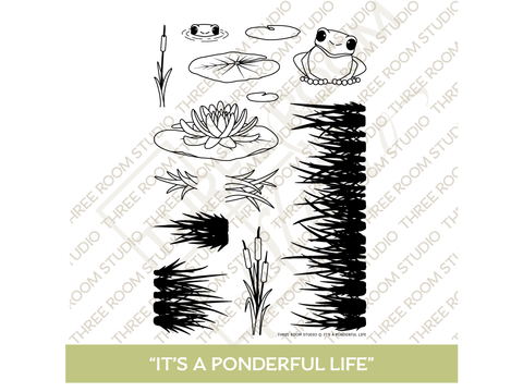 "It's a Ponderful Life" Clear Stamp Set