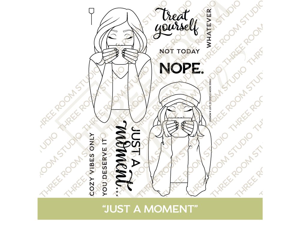 "Just a Moment" Clear Stamp Set