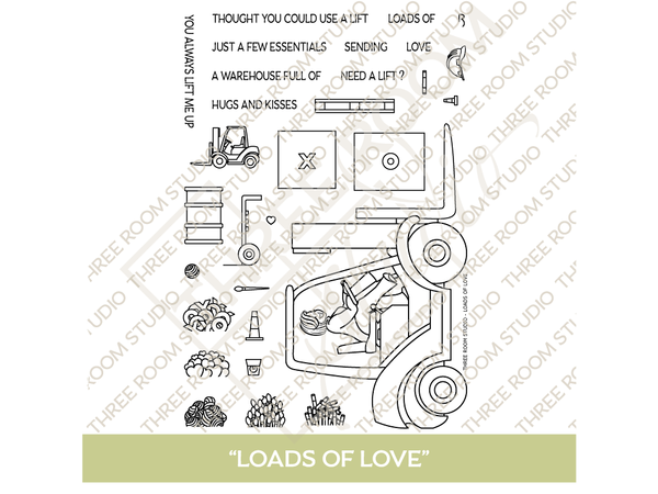 "Loads of Love" Clear Stamp Set