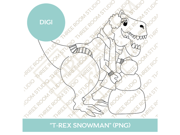 Digi - "T-Rex Snowman"