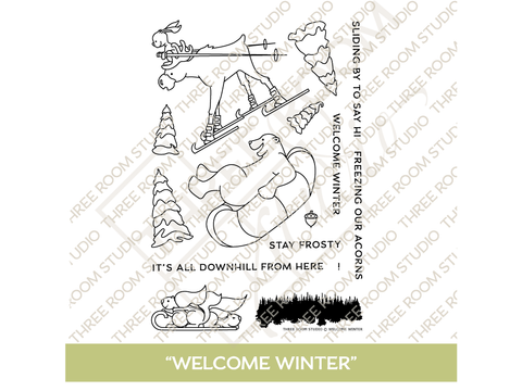 "Welcome Winter" Clear Stamp Set