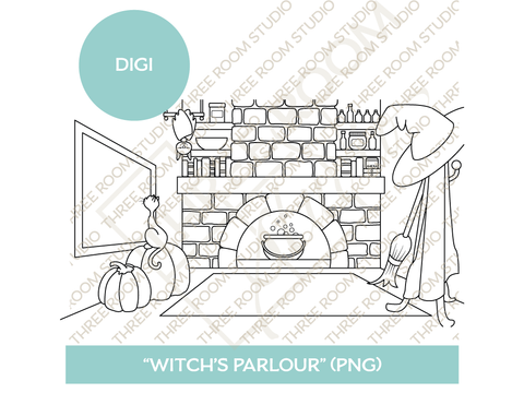 Digi - "Witch's Parlour" Background