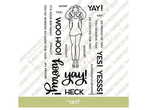 "Yay!" Clear Stamp Set