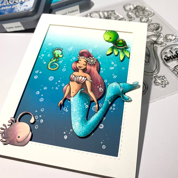 "Mermaid at Heart" Clear Stamp Set