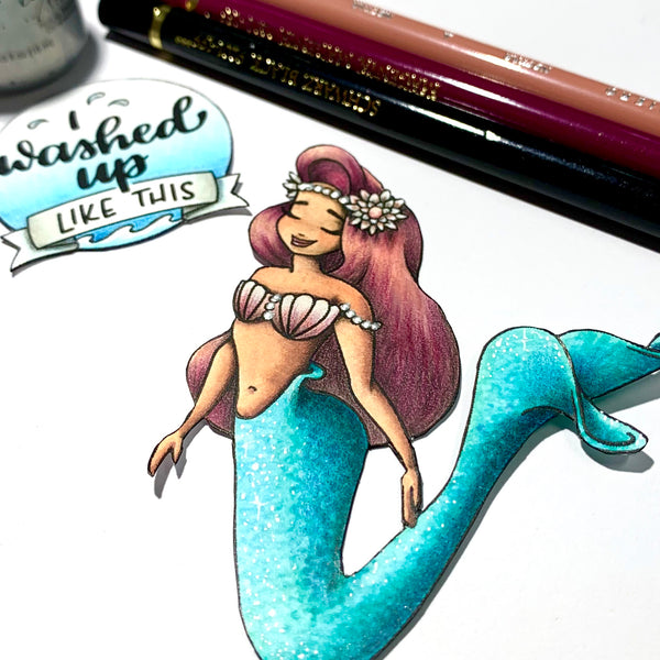 "Mermaid at Heart" Clear Stamp Set