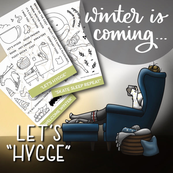 "Let's Hygge" Clear Stamp Set